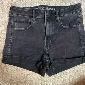 American Eagle Outfitters, Super Super Stretch, Super Hi-rise shortie shorts
